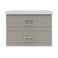 Товар: Тумба под раковину подвесная La Fenice Cubo TWIN FNC-01-CUB-C-100-2, бежевая - фото 1 Тумба под раковину подвесная La Fenice Cubo TWIN FNC-01-CUB-C-100-2, бежевая — фото 1, Тумбы под раковину