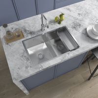 Товар: Кухонная мойка Reflexion Iseo RX2250GD брашированное золото - фото 200 Кухонная мойка Reflexion Iseo RX2250GD брашированное золото — фото 200, Кухонные мойки