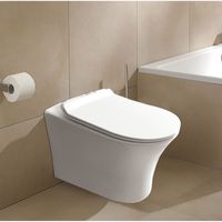 Товар: Унитаз подвесной AZARIO FRETTA ROUND 485x360x365 безободковый с сиденьем микролифт арт-AZ-2617E - фото 11 Унитаз подвесной AZARIO FRETTA ROUND 485x360x365 безободковый с сиденьем микролифт арт-AZ-2617E — фото 11, Подвесные унитазы