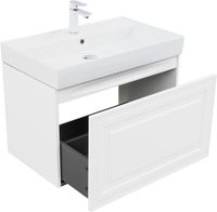 Тумба под раковину Aquanet Агата 75 белый сатин арт-00345481 — фото 2, Тумбы под раковину