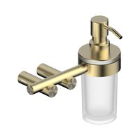 Диспенсер с держателем ABBER Osten 316 золото брашированное арт-AA1859BG — фото 1, Дозаторы