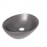 Раковина чаша Maretti EN13NS87-985, серая — фото 1, Раковины накладные