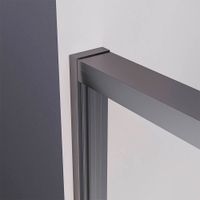 Товар: Душевая дверь раздвижная Premium Prato 300 GR-L, 1500х2000, графит брашированный, стекло прозрачное PR3/L-150-01-GR-C4 - фото 4 Душевая дверь раздвижная Premium Prato 300 GR-L, 1500х2000, графит брашированный, стекло прозрачное PR3/L-150-01-GR-C4 — фото 4, Раздвижные душевые двери