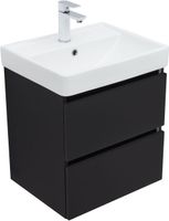 Тумба под раковину Aquanet Вега 2.0 50 черный арт-00337952 — фото 3, Тумбы под раковину