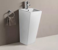 Раковина напольная AZARIO FRETTA SQUARE 440х380х835 отдельностоящая, прямоугольная арт-AZ-303 — фото 1, Раковины напольные