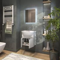 Товар: Тумба под раковину VIGO Wing 50 подвесная белый (tp.WIN.BAL.50.2D белый) - фото 5 Тумба под раковину VIGO Wing 50 подвесная белый (tp.WIN.BAL.50.2D белый) — фото 5, Тумбы под раковину