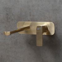 Ursus Смеситель для умывальника встраиваемый, матовое золото, LM, арт-LM7226BG — фото 2, Смесители для раковины