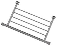 Полка прямая Полка Сунержа прямая 4П / L 370 Чёрный хром 01-2012-4370 — фото 1, Полки для полотенец