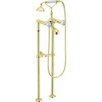 Товар: Смеситель для ванны напольный Webert Karenina KA720801010, золото - фото 1 Смеситель для ванны напольный Webert Karenina KA720801010, золото — фото 1, Смесители напольные
