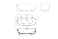 Акриловая ванна ABBER белая арт-AB9265-1.7 — фото 13, Акриловые ванны