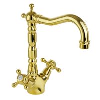 Товар: REVIVAL См-ль д/раковины, золото 19514 - фото 1 REVIVAL См-ль д/раковины, золото 19514 — фото 1, Смесители для раковины