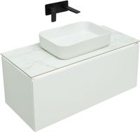 Тумба под раковину Allen Brau Infinity 100 1.21004.WM белый матовый — фото 9, Тумбы под раковину