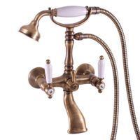 Смеситель Morava retro для ванной с душевым комплектом, арт-MK560.5/2SM — фото 1, Смеситель для ванны