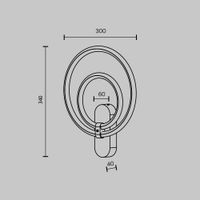 Товар: Настенный светильник (бра) Maytoni MOD357WL-L16BS3K - фото 11 Настенный светильник (бра) Maytoni MOD357WL-L16BS3K — фото 11, Бра