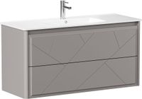 Тумба под раковину Allen Brau Paris 120 1.360003.PGM платина матовый — фото 1, Тумбы под раковину