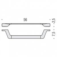 Полотенцедержатель COLOMBO DESIGN ALIZE B2510 широкий цвет хром — фото 2, Полотенцедержатели