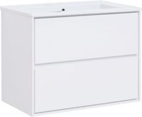 Тумба под раковину Aquanet Милан 85 белый глянец арт-00339967 — фото 1, Тумбы под раковину