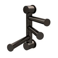 K-1053GUN METAL Держатель полотенец тройной K-1053GM — фото 1, Держатели для душа