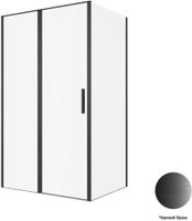 Душевой уголок Allen Brau Priority 120x90 3.31033.BBA + 3.31045.BBA черный браш 3.31033.BBA + 3.31045.BBA — фото 6, Прямоугольные душевые уголки