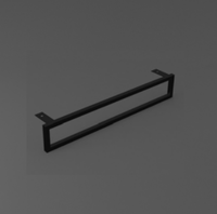 Полотенцедержатель SIMAS AGILE для раковины Для раковины фронтальный цвет черный матовый AGF61 — фото 1, Полотенцедержатели