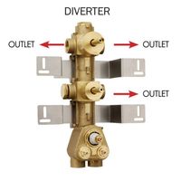 Товар: Встраиваемая часть Bossini Z030203000 для термостата для ванны и душа на 3 потребителя с переключателем на 3 выхода с 1 вентилем - фото 2 Встраиваемая часть Bossini Z030203000 для термостата для ванны и душа на 3 потребителя с переключателем на 3 выхода с 1 вентилем — фото 2, Встраиваемые душевые комплекты