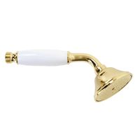 RICAMBI Ручной душ латунь, бел./золото (ERMITAGE, DALLAS, OXFORD, REVIVAL, PRINCETON, ARCADIA) 32169 — фото 1, Лейки для душа