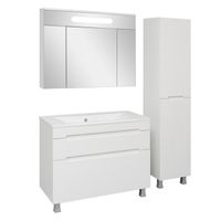 Тумба напольная OLIVIA 100 /2 ящ/ AQUA DE MARCO 2100COLI/F — фото 8, Тумбы под раковину