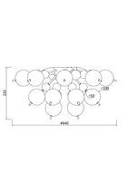 Потолочный светильник Maytoni MOD133CL-04BS — фото 7, Подвесные светильники