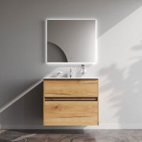 Sense, База под раковину, универсальная, 80 см, 2 ящика, цвет: дерево арт-M7BFUX0802OF — фото 2, Тумбы под раковину