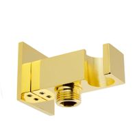 RICAMBI Держатель для лейки cо штуцером, 1/2", золото 30893 — фото 1, Держатели для душа