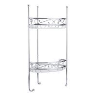 COMPLEMENTI Решетка угловая ажурная двойная, L21xP21xH53 см., хром 22937 — фото 1, Полки