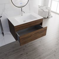 База под раковину Chiara 800 подвесная, 1 выкатной ящик soft-close, C.Oak арт-VMC-2C800CO — фото 8, Тумбы под раковину