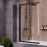 Шторка на ванну стеклянная Reflexion RX15090CBL-21 — фото 1, Шторки для ванной раздвижные