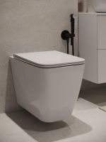 Agger Унитаз подвесной безободковый белый с инсталляцией, микролифт, кнопка смыва белая арт-ATI04100+APB288 — фото 8, Комплекты унитаз + инсталляция