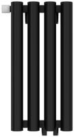 Отопительный радиатор Сунержа Кумир-0 EU50 левый 500х260 4 секции Матовый чёрный арт-31-0350-5004 — фото 6, Радиаторы отопления