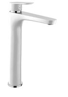 Смеситель для раковины Fiore KEVON CHIC , хром/белый арт-81WX8119 — фото 1, Смесители для раковины