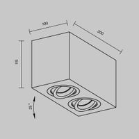 Потолочный светильник Technical C017CL-02W — фото 11, Подвесные светильники