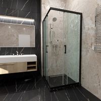 ДШ Фикс-Блэк 90*90, квадрат (2 места) арт-Щ0000067440 — фото 10, Квадратные душевые уголки