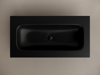 Раковина накладная мебельная CERAMICANOVA Grace прямоугольная 910x457x137 без отверстия под смеситель 910*457*137 цвет черный матовый арт-CN7019MBwx — фото 3, Раковины встраиваемые сверху