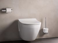 SLIM SEAT Сиденье для унитаза c плавным опусканием и шарнирами из нерж.стали, цвет белый арт-TC514G — фото 2, Сиденья для унитаза