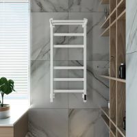 Полотенцесушитель электрический Grota Tela 430х1000 белый Tela 430х1000 RAL9016 EL — фото 3, Электрические полотенцесушители