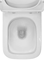 Унитаз-компакт Azario SAVIA 370х640х810 напольный, безободковый, система смыва Rimless, с быстросъемным сиденьем "Микролифт" арт-AZ-8303D-s — фото 7, Напольные унитазы