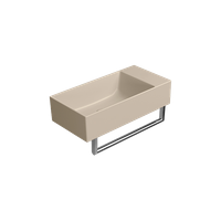 Товар: раковина накладная KUBE X 50x25 без перелива бежевый матовый арт-9486008 - фото 3 раковина накладная KUBE X 50x25 без перелива бежевый матовый арт-9486008 — фото 3, Раковины накладные