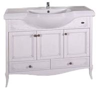 Комплект мебели для ванной Салерно 105 (Белый Патина Серебро) арт-969701 — фото 13, Комплекты мебели для ванной