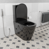 Унитаз напольный CeramaLux 2178 -18 арт-2178-18 — фото 4, Напольные унитазы