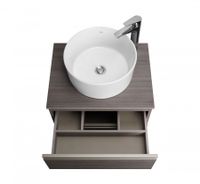 THE GAP модуль для раковины 600 мм, 585x453x741 мм, с 3 ящиками, набор ножек 7.8168.2.733.9 приобрет арт-A857404402 — фото 8, Тумбы под раковину