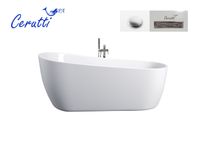 Ванна VIVA акриловая отдельностоящая Ceruttispa (1700x750x650) CT9127 — фото 4, Акриловые ванны