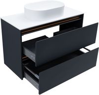 Тумба под раковину Allen Brau Activity 100 1.34014.AM антрацит матовый/олива браш — фото 7, Тумбы под раковину