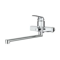 OneLife смеситель для ванны однорычажный полимерный универсальный излив, хром арт-P02-211cr — фото 9, Смеситель для ванны