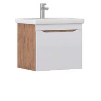 Тумба под раковину VIGO Grani 60 подвесная дуб золотой арт-057 дуб золотой — фото 6, Тумбы под раковину